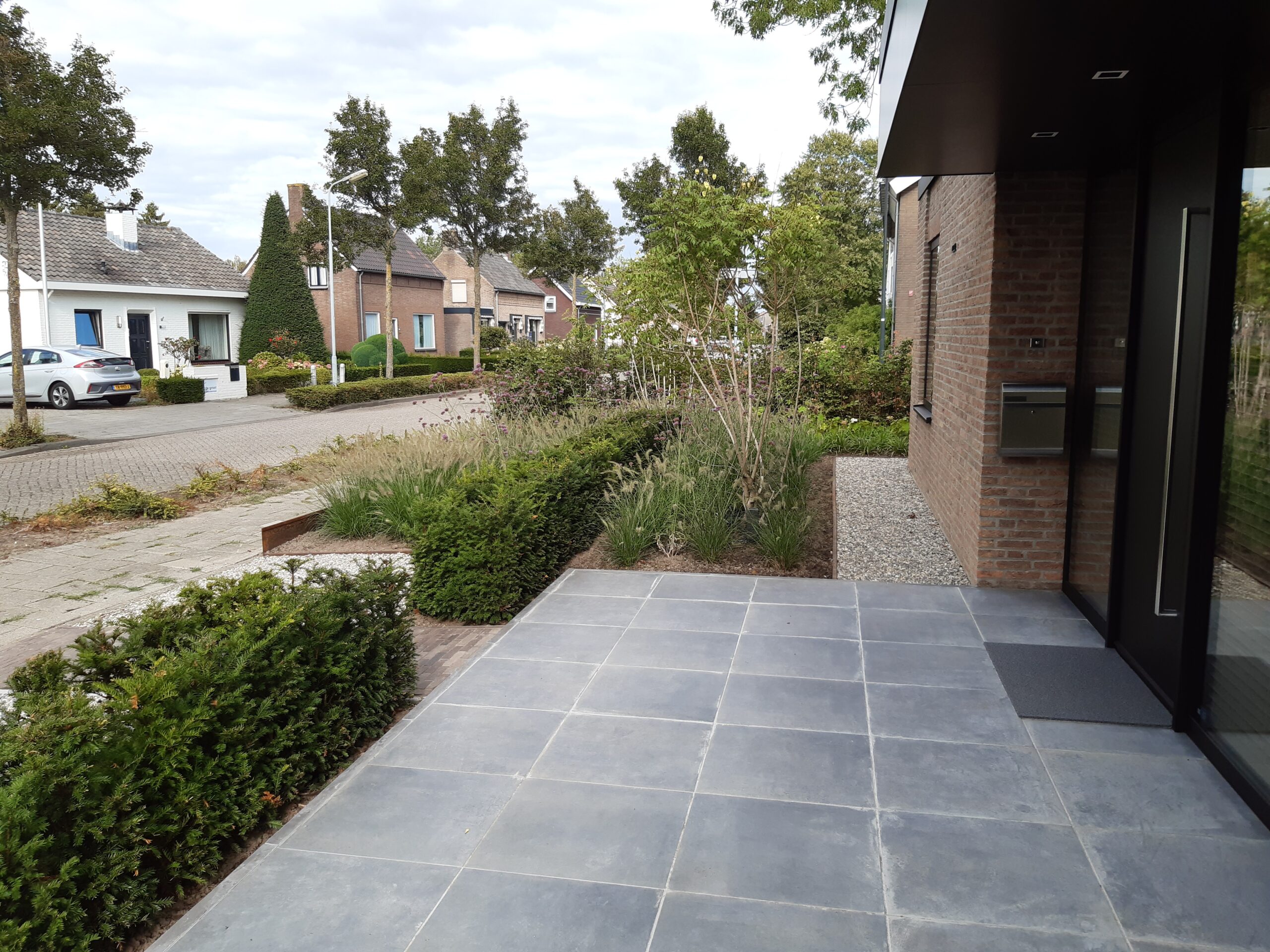 Moderne voortuin